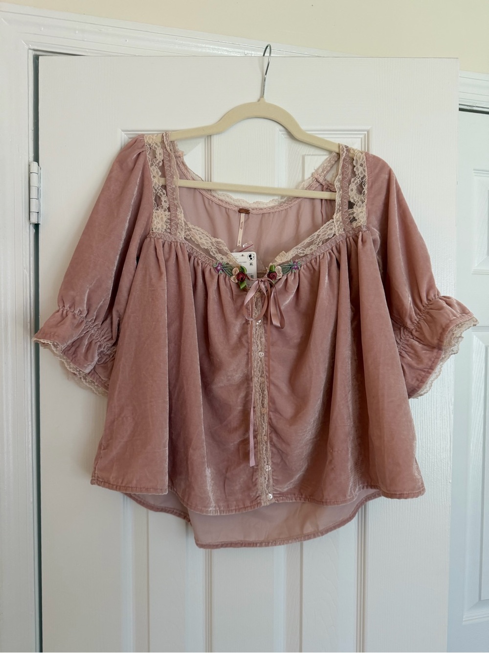Free People Velvet Top